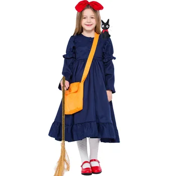 Служба доставки аниме Kiki's Косплей детский костюм Kiki