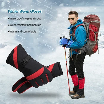 1 Пара Лыжных перчаток Зимние Ветрозащитные Рыболовные рукавицы с сенсорным экраном