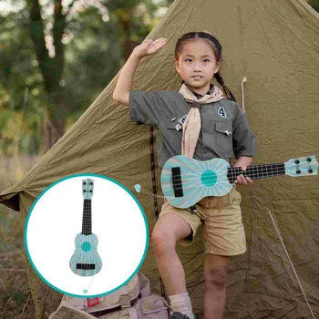 Игрушка Гавайская гитара Игрушки для начинающих Мальчики Дети Начинающие Пластиковые Музыкальные Инструменты для малышей