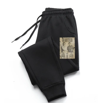 Supernatural Wanted Dead Or Alive спортивные штаны Мужские Winchester Забавные хлопчатобумажные брюки с круглым вырезом и коротким рукавом Мужские брюки Идея подарка Одежда