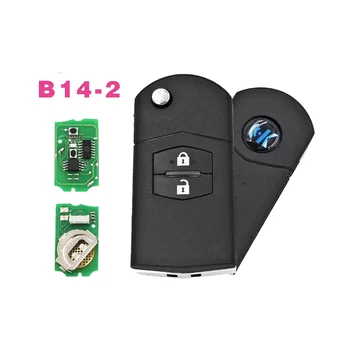 KEYDIY B14-2 KD Автомобильный Ключ с Дистанционным управлением Универсальный с 2 Кнопками для Mazda Style для программатора KD900/KD-X2 KD MINI/URG200