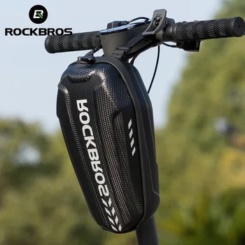 Официальная универсальная сумка с ручкой для головы электрического скутера Rockbros, сумка с твердой оболочкой, Сумка для электрического скутера, аксессуар для сумки