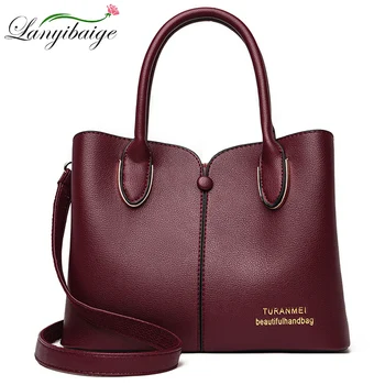 LANYIBAIGE, дизайнерские кожаные женские сумки, высококачественная сумка через плечо в деловом стиле Ретро, женская сумка-мессенджер большой емкости