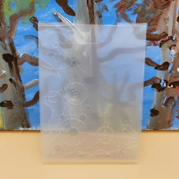 Папки с пластиковым тиснением Planet альбом для вырезок, упаковка для карточек, декоративные формы для резки, трафареты для поделок из бумаги