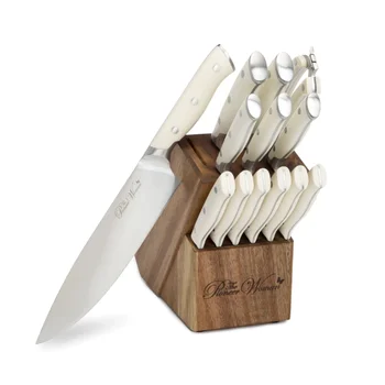 The Pioneer Woman Фирменный набор ножей Pioneer из 14 предметов из нержавеющей стали, кухонный нож для белья