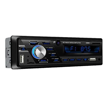 1 DIN MP3 Мультимедийный плеер Bluetooth Радио Автомобильный стерео Радиоприемник Аудио Автоэлектроника 12V 530AI