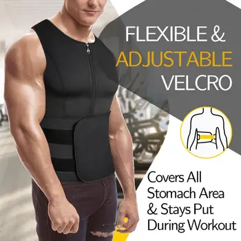 YOUZI Men Sports Body Shaper Тренажер для талии Двусторонний спортивный жилет, утягивающее нижнее белье, рубашка для похудения