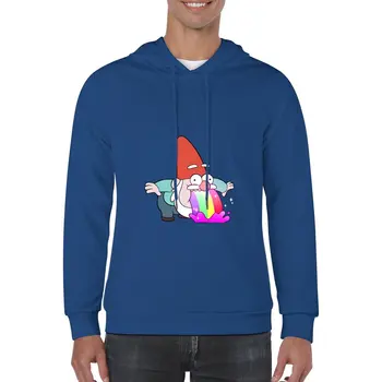 Новый Радужный Рвотный Гном С капюшоном уличная одежда для мужчин мужской зимний свитер essentials пуловер толстовки