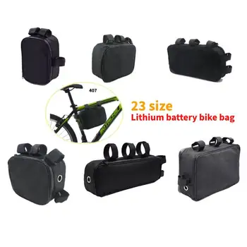 Велосипедная сумка 23 размера, сумка-тубус, литий-ионный аккумулятор, ящик для инструментов, Подвесной для хранения, несколько размеров 407