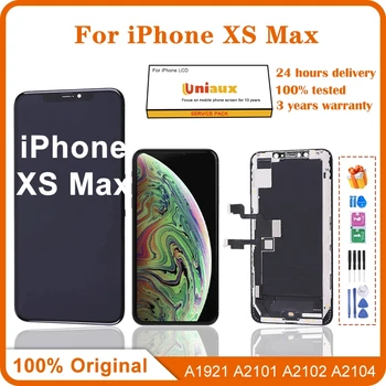 Оригинальный Новый ЖК-дисплей Для iPhone XS MAX Новый Сенсорный Дисплей С Заменой 3D Сенсорного экрана Заводской Дисплей A1921 A2101 A2102 A2104