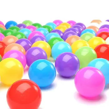 10ШТ Детских игрушек Ocean Ball Pit Balls Бассейн для игры в бассейн Ocean Plastic Water Ball Волна Красочный мягкий бассейн Сухой Случайный цвет