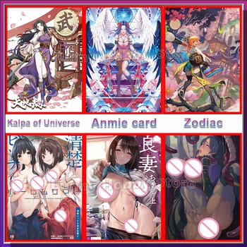 ACG Sexy Cards Goddess Story Kalpa Of Universe Zodiac Аниме Каваи Манга Девушка Полностью обнаженная Коллекция Карточных игр Хобби Игрушка для мужчин
