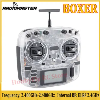 Новый RadioMaster Boxer Прозрачный ExpressLRS 2.4 G 16-канальный пульт дистанционного управления карданным передатчиком Hall