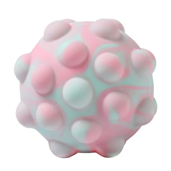 Игрушка в виде мягкого пузыря в форме фрукта, Новогодняя игрушка-антистресс, сжимающая пузырьки