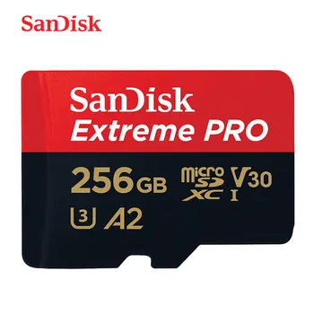 SanDisk Extreme PRO microsd 256 ГБ Карта памяти UHS-I 128 ГБ карта micro SD 64 ГБ TF карта 200 МБ / с. Class10 U3 V30 A2 cartao de memoria