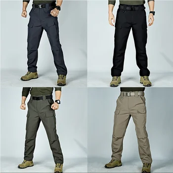 Тактические брюки мужские весенне-летние комбинезоны с несколькими карманами, износостойкие брюки на открытом воздухе