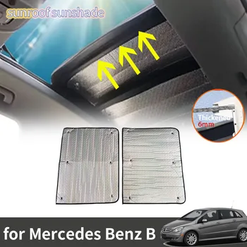 Для Mercedes Benz B Class W245 B200 2005 ~ 2011 2009 2007 2006 Авто Люк В Крыше Автомобиля Солнцезащитный Козырек На Крыше Теплоизоляция Ветрового Стекла