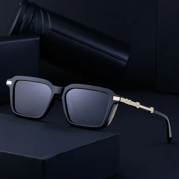 Фирменные Винтажные Роскошные Квадратные солнцезащитные очки для мужчин в стиле ретро, Высококачественные солнцезащитные очки для вождения, Женские Дизайнерские солнцезащитные очки UV400
