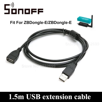 Sonoff 1,5 М USB-Удлинитель от Мужчины к Женщине USB 2,0 Шнур Для ZBDongle-E ZBDongle-P Smart Zigbee Gateway