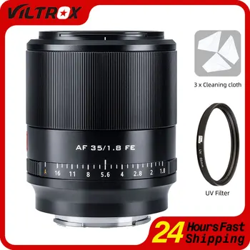 Viltrox 35 мм f1.8 Полнокадровый Автофокусный Сверхширокоугольный Объектив Камеры для Sony E-Mount a7III a7RIV a6600 a6300 ZV-E10
