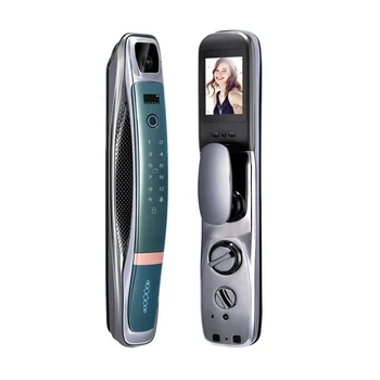 Phipulo Умный дом без ключа Сенсорный экран Интеллектуальный цифровой электронный замок Биометрический отпечаток пальца Умный дверной замок с камерой