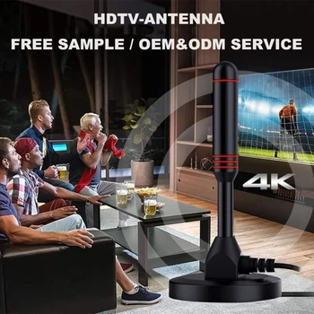 Усиленная антенна HDTV Антенна DVB-T 30dBi 200 Миль Крытый портативный челночный корабль Antanna