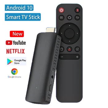 H313 Android Big TV HDR телеприставка OS 4K BT5.0 WiFi 6 2,4/5,8 G Android 10 Смарт-палочек Android TV Box Stick Портативный Медиаплеер