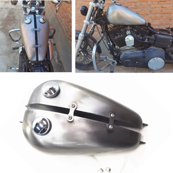 14-литровый бензиновый топливный бак с масляной крышкой для мотоцикла Harley Dyna 1999-2003 гг.