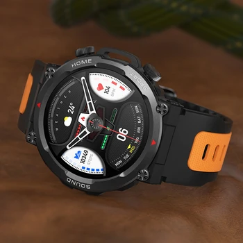 Умные часы S56T с диагональю 1,39 дюйма, полностью сенсорный Bluetooth-совместимый звонок, водонепроницаемые для деловых занятий спортом.