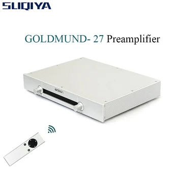 SUQIYA-Новый предусилитель с дистанционным управлением GOLDMUND-27, предусилитель естественного звука высокой четкости, HiFi-предусилитель для домашнего кинотеатра