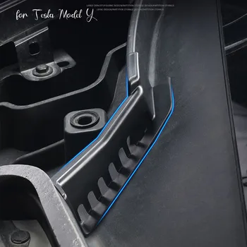 Для Tesla Model Y Защита переднего капота Фильтр от мусора В салоне-Крышки решетки водосточного желоба