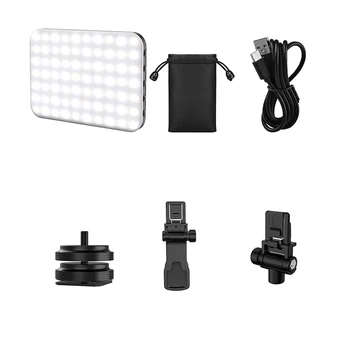 1 комплект ноутбука для видеоконференции с 60 светодиодными заполняющими лампами для карманной фотосъемки на мобильный телефон с живым освещением ABS