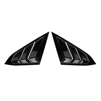 Для Honda Civic 2016-2021 Седан Задняя боковая вентиляционная решетка на четверть окна, жалюзи, аксессуары для треугольной отделки окон
