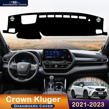 Для Toyota Crown Kluger 2021-2023 Крышка приборной панели автомобиля, защитная накладка для приборной платформы, защитный коврик для стола, кожаный коврик для приборной панели