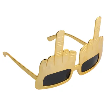 Очки на среднем пальце, вечерние солнцезащитные очки в форме пальцев рук для реквизита фотобудки