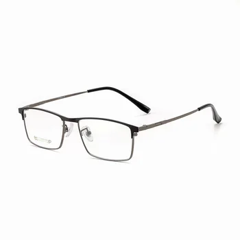 51 мм 2023 Новая мужская квадратная оправа для очков из титанового сплава, очки по рецепту, оптические очки 96078