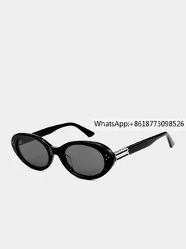 2023 Новые высококачественные солнцезащитные очки small face JEANS для женщин с овальными ретро-стеклами и солнцезащитными очками премиум-класса