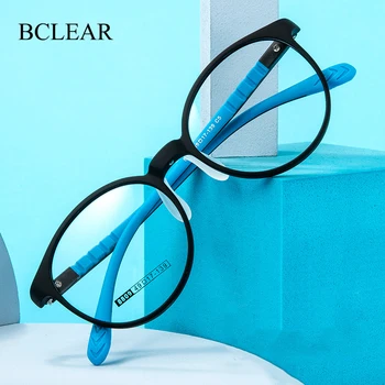Новая детская оправа для очков BCLEAR для мальчиков и девочек, гибкая качественная оправа для очков для защиты и коррекции зрения