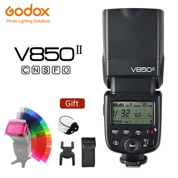 Godox V850II GN60 Встроенная Беспроводная X-система 2.4G 1/8000 s HSS Off Camera Flash Speedlite для Canon Nikon Pentax Olympas