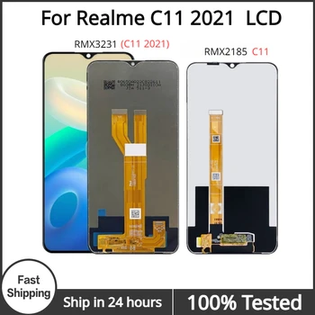 Для Realme C11 2021 RMX3231 ЖК-дисплей С Сенсорным Экраном Дигитайзер В Сборе Замена Для Realme C11 RMX2185 Экран