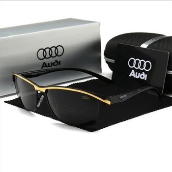 Поляризованные солнцезащитные очки для мужчин Идеально подходят для вождения Audi A4 A5 A6 8S 8W Q7 Винтажные Брендовые очки с защитой от UV400