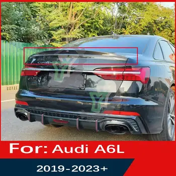 Для Audi A6/A6L 2019-2023 TFSI True carbon fiber Автомобильная Задняя Крыша Багажника, Спойлер Для Губ, Окно, Крыло Allroad Avant В нерабочем состоянии！！！