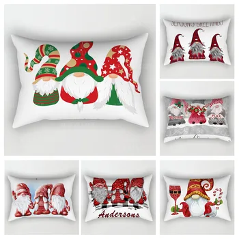 Наволочка из рождественской серии, чехол для диванной подушки, наволочка для украшения домашнего праздника, настраиваемая 30x50, 40x60