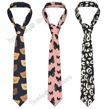 Новый модный мужской галстук-бабочка, новинка, полиэстеровый шелк, 8 см, тонкий мужской галстук, индивидуальный галстук, праздничный костюм для вечеринок