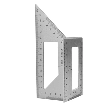Многофункциональная квадратная трехмерная линейка позиционирования Т-образный измерительный инструмент для деревообработки