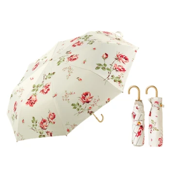Ветрозащитный зонт с 8 ребрами жесткости для женщин, зонты от дождя и солнца для путешествий, леди, девушки