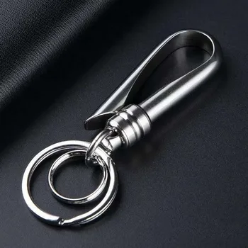 Модный металлический брелок с крючком, Мужской автомобильный брелок высшего качества, Аксессуары для ключей, Высококачественные подвесные брелки для ключей, бизнес-подарки