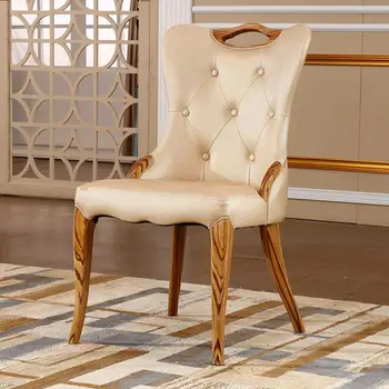 Роскошные обеденные стулья индивидуального дизайна, Скандинавский современный комод, Обеденные стулья, одноместный эргономичный шезлонг, мебель для дома YX50DC
