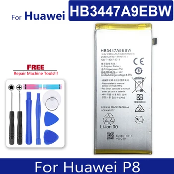   Аккумулятор для мобильного телефона Bateria HB3447A9EBW для Huawei P8, сменный аккумулятор большой емкости, гарантия 1 год 
