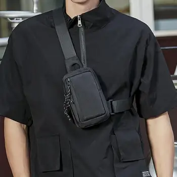 Многофункциональная нагрудная сумка через плечо, мужская USB-зарядка, сумка для коротких поездок, Водоотталкивающая сумка через плечо